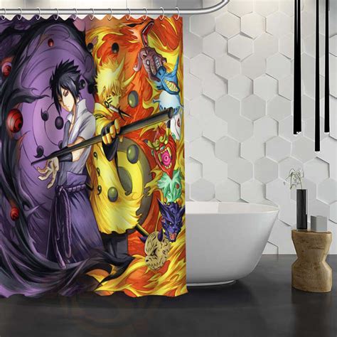 Anime shower curtains - According to Do It Yourself, there is no standard height for hanging a shower curtain rod. The hanging height depends on factors that include the length of the shower curtain, the height of the tub and the owner’s preferences.